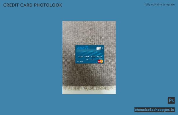 Australia ANZ Bank Mastercard Fotoansicht Beispielvorschau